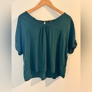 Madewell Crepe Keyhole Top